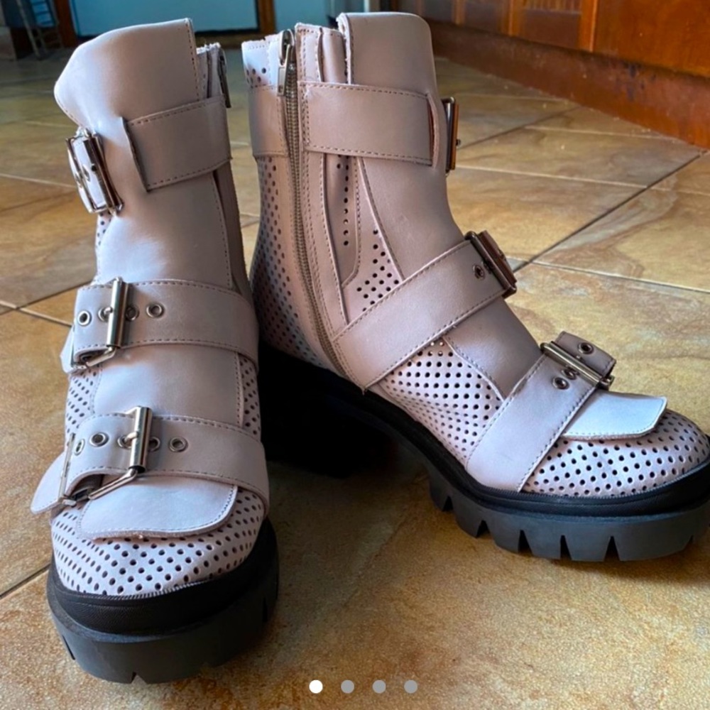 Jeffrey Campbell platform booties